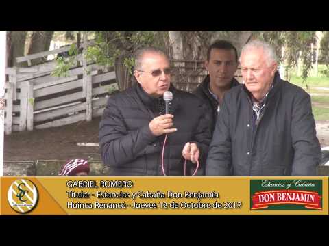 12-10-17 Nota Gabriel Romero - Estancias y Cabaña Don Benjamín - Huinca Renancó.