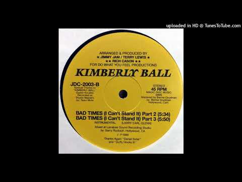 Captain Rapp / Kimberly Ball – Bad Times (I Can't Stand It) [Detroit Style Edit]