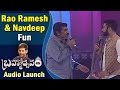 Rao Ramesh Navdeep Super Fun Brahmotsavam Audio Launch Mahesh Babu Samantha Kajal