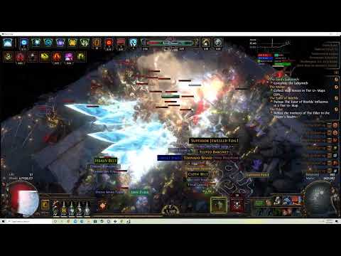 aegis aurora showcase.(not fast mapper but a very safe mapper and bosser, 2 ascendancy only