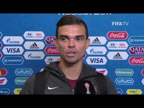 Pepe - Post-Match Interview - Match 15: Portugal v Mexico - FIFA Confederations Cup 2017