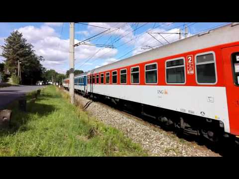 Rychlík ve stanici Všenory. (EURO)