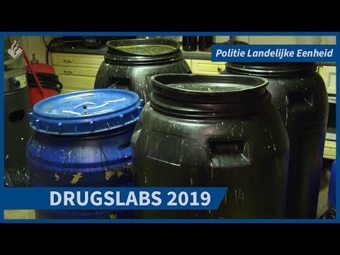 Politie ontdekt meer drugslabs in 2019, aantal dumpingen daalt.