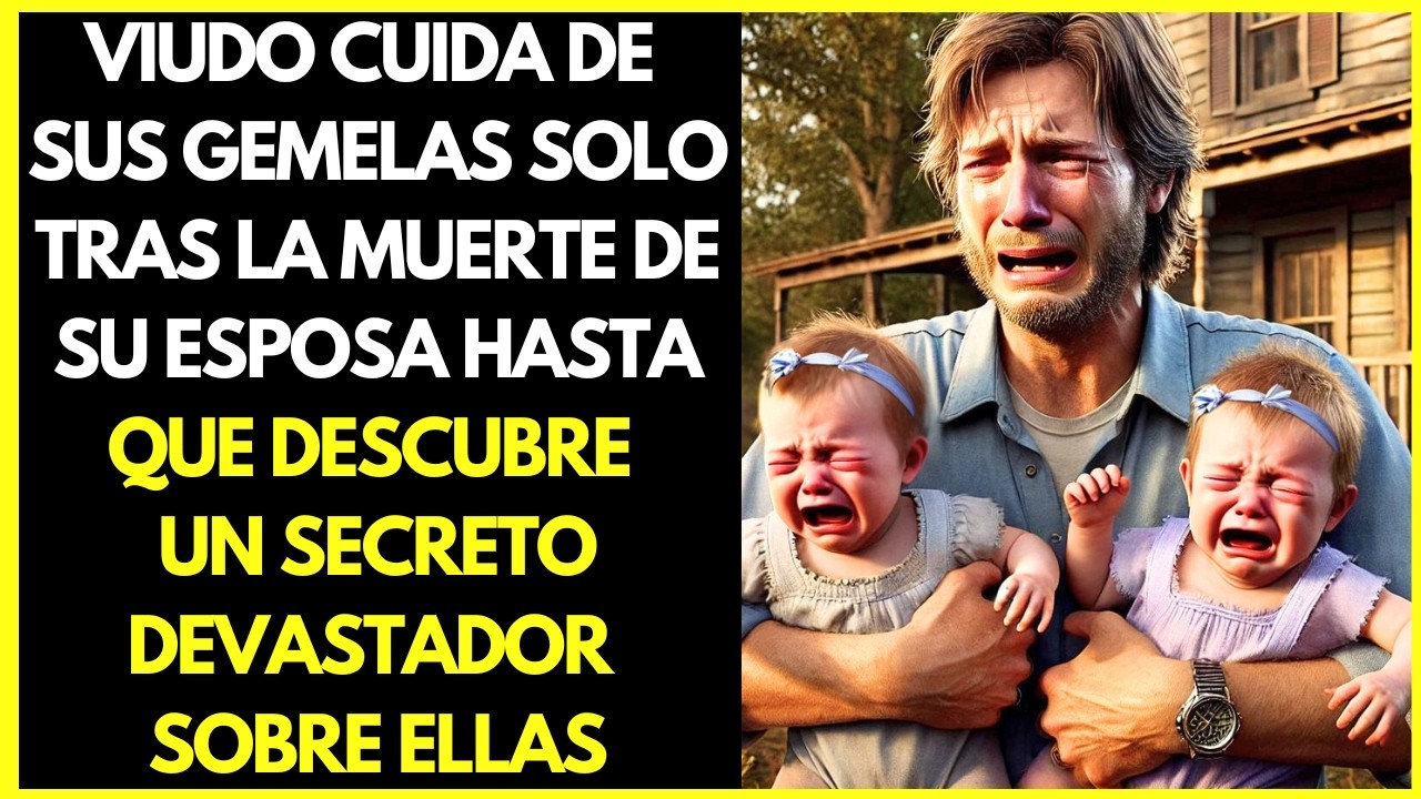VIUDO CRÍA A SUS GEMELAS SOLO, HASTA QUE TIENE UNA REVELACIÓN:  ¡ESAS HIJAS NO SON SUYAS!