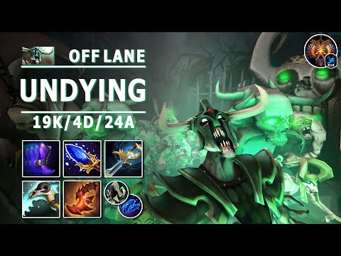 Undying Off Lane | 7.30c | New Meta Core Undying | Dota 2 Immortal Gameplay