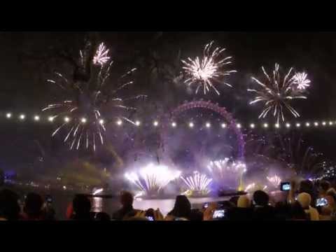 London New Year Fireworks - 2015