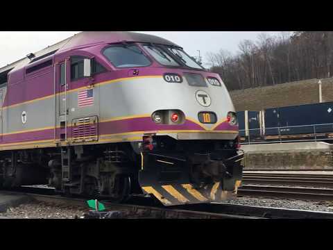 Amtrak and MBTA. Doubleheader. Along with a look at the CSX freight facility in Worcester, MA
