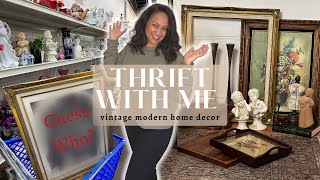 Thrift With Me + *HUGE* Home Decor Haul | Thrift Store Vintage Finds