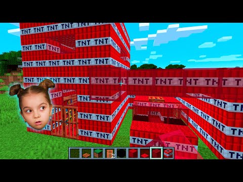 Casa di TNT su minecraft