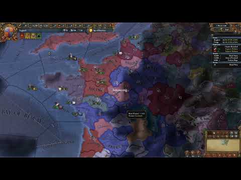 EU4 1.30 English Starting Strategy to PU France