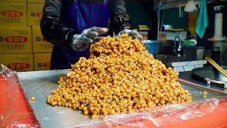 Sweet Rice Puffs-traditional sweets∥Korean street food