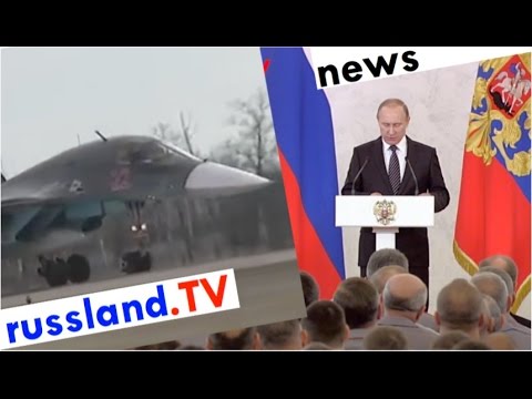 Putin begrüßt Syrien-Heimkehrer [Video]