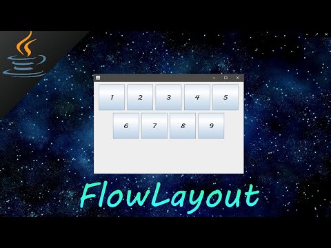 Java FlowLayout 🌊