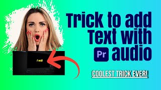 🔥This Trick will Blow Your Mind - Text on Screen Effect in Adobe Premiere Pro