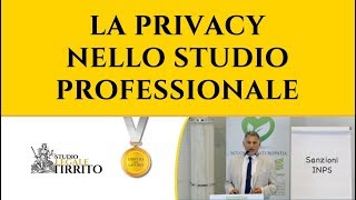 La Privacy nello Studio Professionale