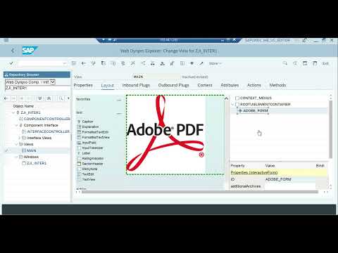 Video 7:  ABAP For ALL - Adobe Forms - Interactive Part 1