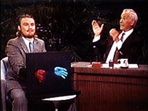 Johnny Carson tries Finger Fitness with Greg