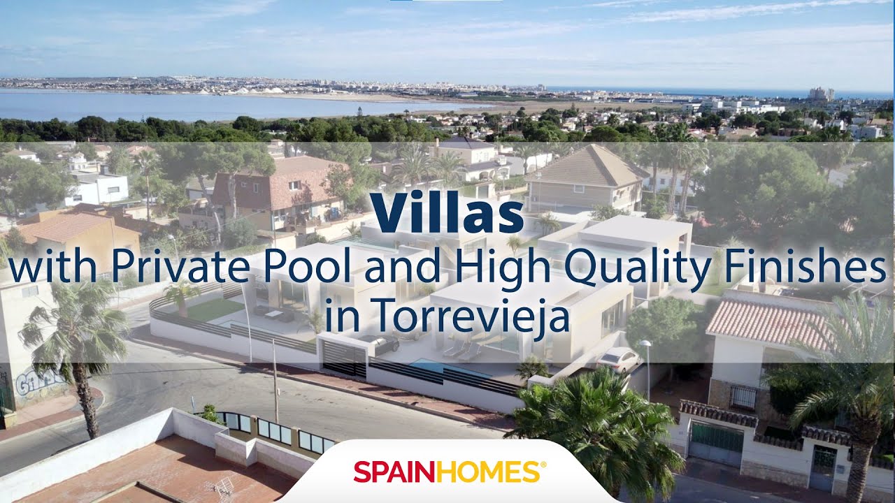 Villas with Private Pool and High Quality Finishes in Torrevieja