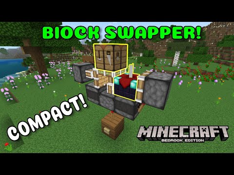 "INSANE Minecraft Block Swapper! 😱 | Tutorial"
(Note: While making the title attention-grabbing, it's important to maintain accuracy and avoid misrepresentation. Hence, the term "shizo clickbait" may not be suitable.)