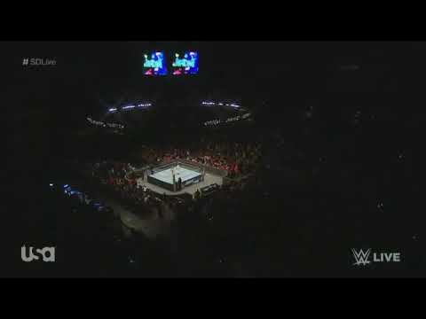 Naomi's First Entrance With The Glow SmackDown Women's Championship