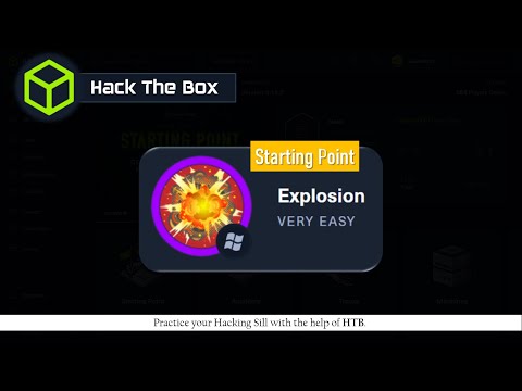 #4 Exploison  - Starting Point - Hack The Box || Complete detailed Walkthrough