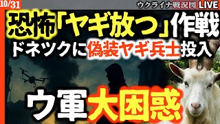 【最新戦況解説】🤫恐るべき「ヤギを放つ」作戦！民間人に化けたロシア女性兵士…ウクライナはどう戦う？【ウクライナ戦況Live】