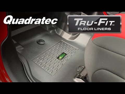 Quadratec Tru-Fit All-Season Floor Liners for Jeep Wrangler & Jeep Gladiator