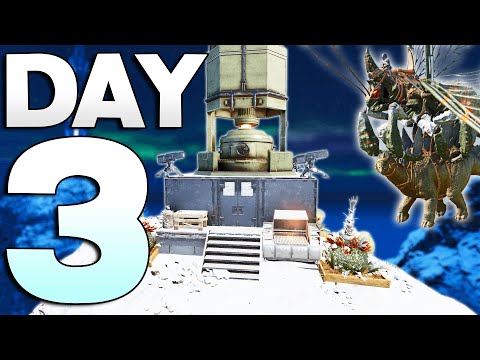 DUO Raiding A Stacked Iceberg Base For Insane Loot! - ARK: Survival Ascended