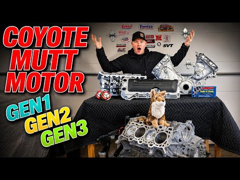 Coyote Mutt Motor! GEN1 GEN2 GEN3 Parts! 3-2-1 Coyote Build