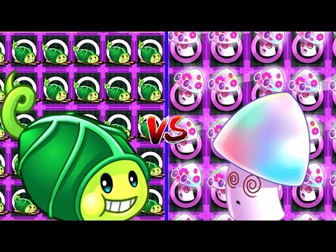 Plants Vs Zombies 2  Zoybean Pod VS Hypno Shroom Max Level with Power UP PVZ 2
