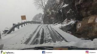 preview picture of video 'Chopta (Uttarakhand ) - Driving in Heavy Snowfall | chopta Tungnath Trip by Road in January 2019'