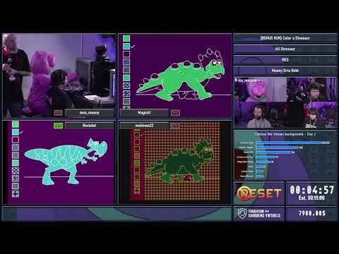 NoReset Stand-Alone Expansion 2022 - Color a Dinosaur by Moo_Moony / Magick1 / moliman22 / rockdet