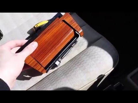 Mercedes Benz 190e Restoration Log #12 - New Front Ashtray and Rear seats lifted