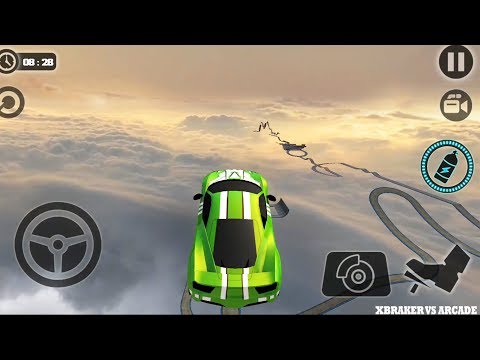 Impossible Car Tracks 3D: Green Car Driving Levels 10 to 12 - Android GamePlay 2019