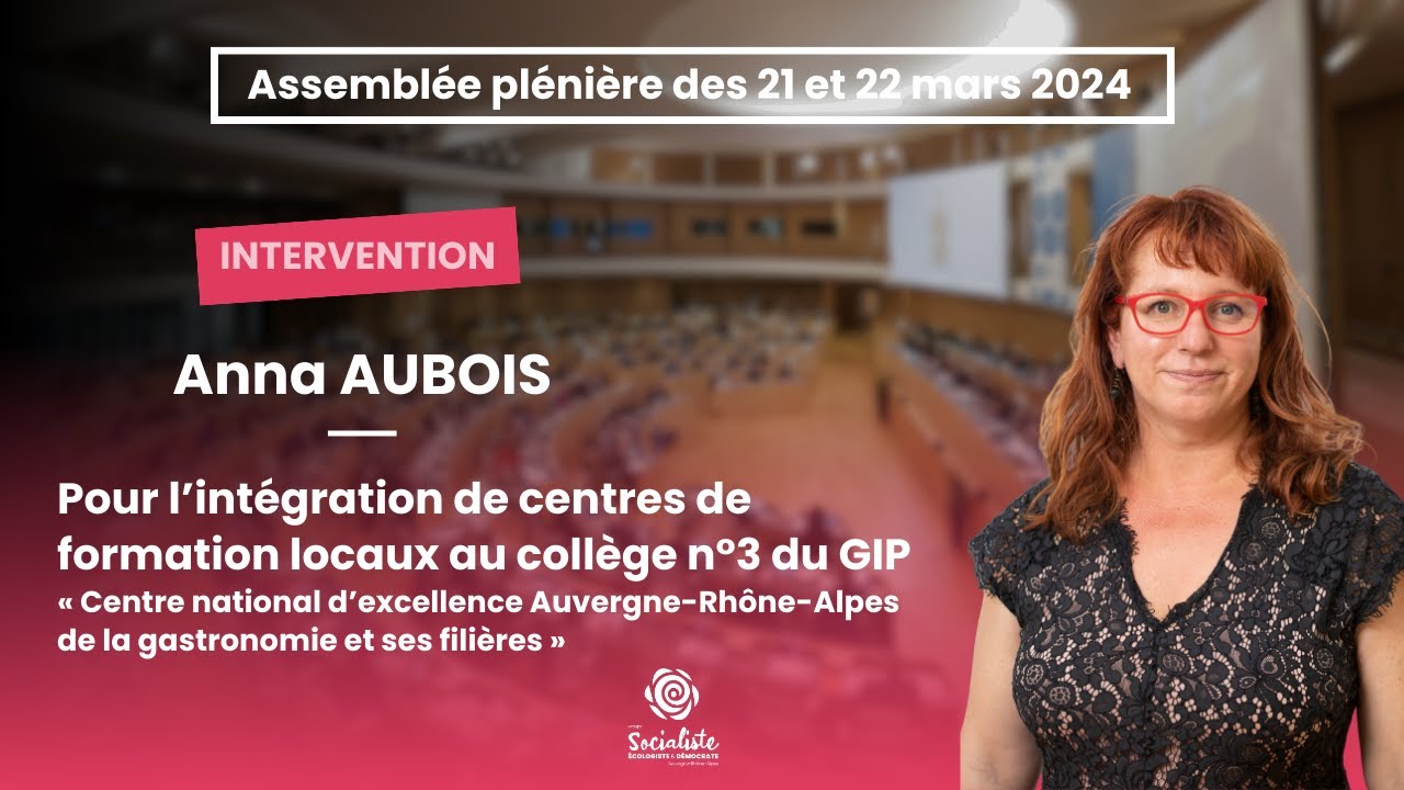 Création du GIP "Centre National d'Excellence de la Gastronomie" - Anna AUBOIS
