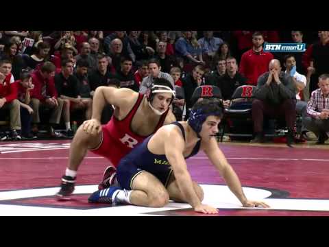 Michigan Wolverines at Rutgers Scarlet Knights: 184 Pounds - Abounader vs. Pafumi