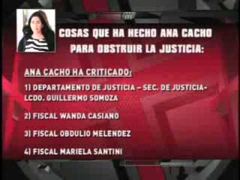 SuperXclusivo 4/19/11 - Ana Cacho y sus intentos de obstruir la justicia