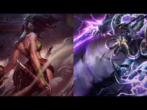 Akali VS Kassadin (TSM Bjergsen Stream)