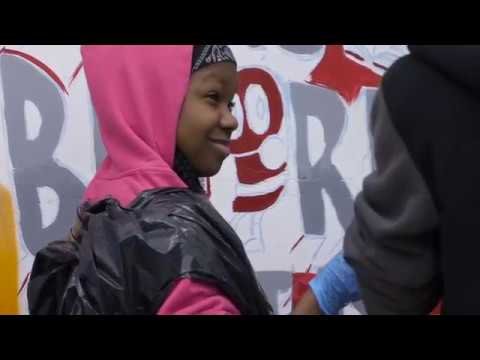 Downtown Boxing Gym STEAM Lab Mural