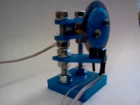 Encoded DC motor mount built with RepRap printer, see http://reprap-ondrej.blogspot.cz/