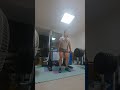 방구석 노핏 행 파워클린 111kg(245lb)