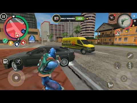 Rope  hero vice town gameplay