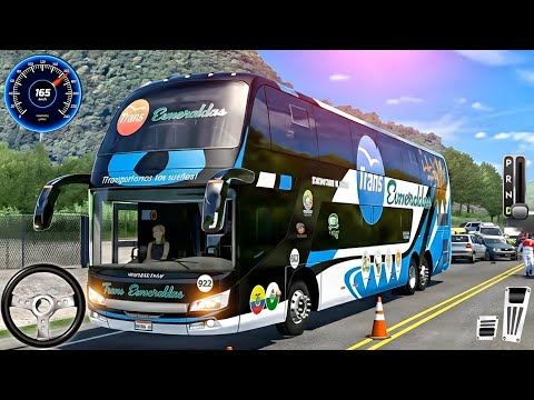 Real City Coach Bus Simulator 2025 - Modern Bus Driving 3D - Android GamePlay