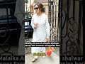 Malaikaarora Looks In A Simple Shalwar Qameez In This Dress She Looks Very Beautiful Shorts
