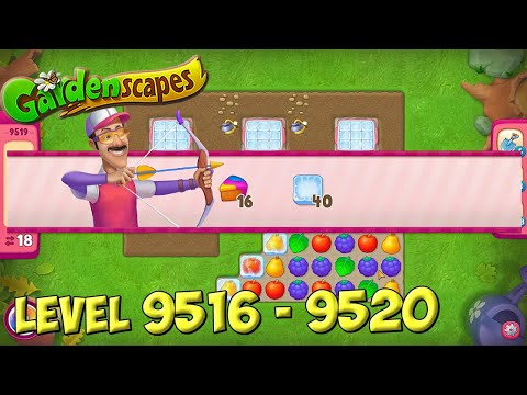 GardenScapes level 9516 - 9520 🌱 Playrix HD