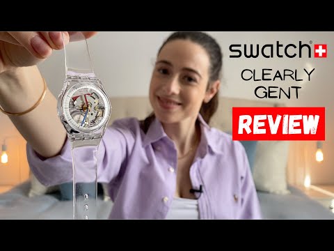 Swatch Clearly Gent Watch Unboxing + Review | Swatch Watch | Swiss Made | Clear Jelly | REF.SO28K100
