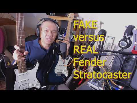 Fake versus Real Fender Stratocaster