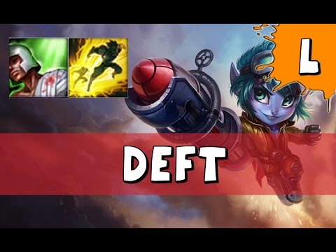 Deft as Tristana vs Ezreal ADC - S6 Challenger SoloQ - League of Legends