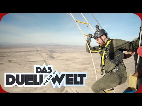 Todesangst in Arizona!  Johannes Oerding hängt an Heißluftballon | Duell um die Welt