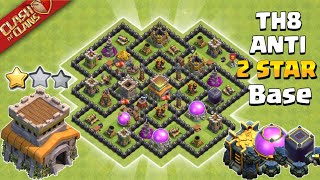 Town Hall 8 Base Farming/Trophy/Pushing/War TH8 Base 2026 | Clash of Clans